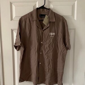 All Saints Brown Men's Shirt